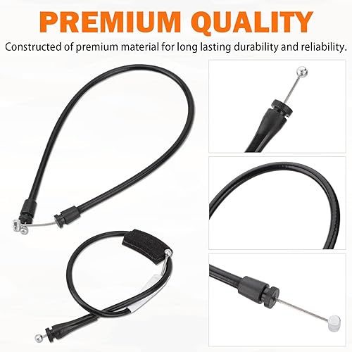 Miniatura 4 de Cable de pestillo de puerta trasera para Ford E150 E250 E350 E450 Van 1992-2014 Lado trasero izquierdo del conductor Pestillo de puerta superior e