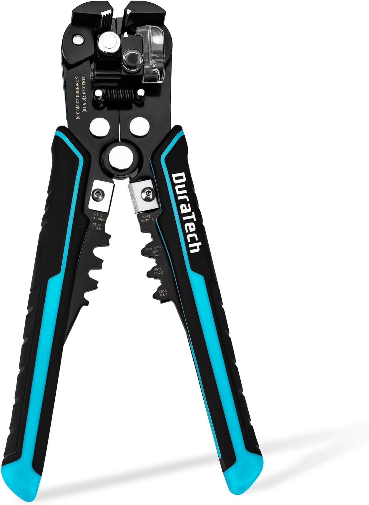 – Self-Adjusting Wire Stripper, 3-in-1 Automatic Wire Stripping, Cutting & Crimping Tool, for 0.5–10 mm² Solid Wire and 0.3–8 mm² Stranded Wire, for Electrical Work