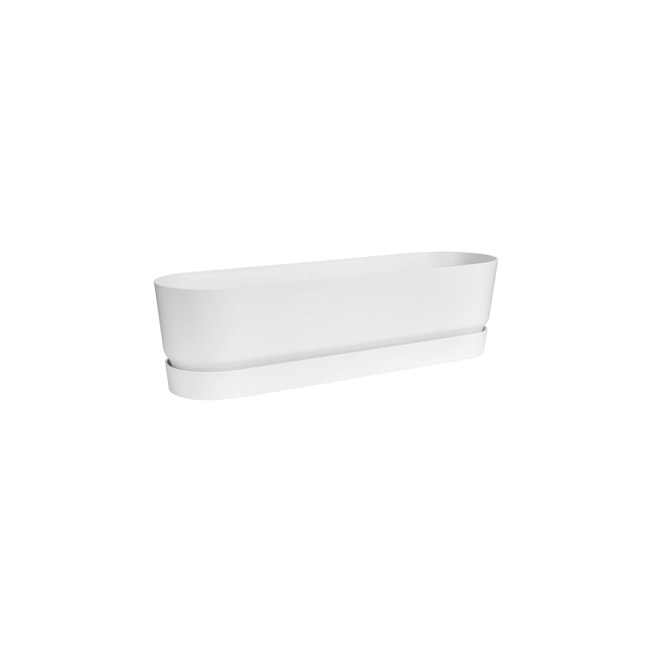 Fioriera Elho Greenville Trough Long In Plastica Riciclata – Serbatoio D'Acqua Integrato, Resistente Al Gelo, Ideale Per Terrazzi E Davanzali