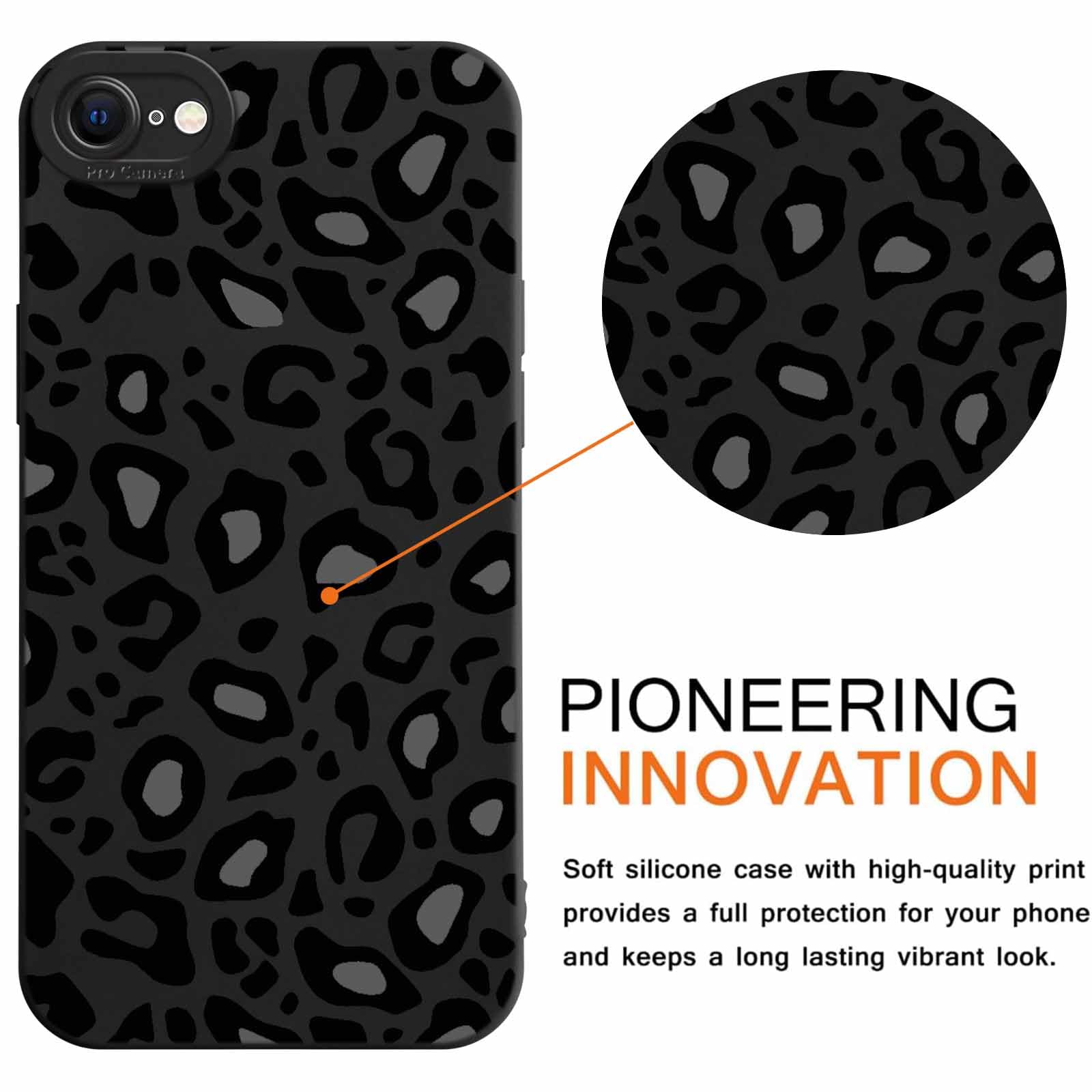 2er Pack Handyhülle Für IPhone 8/7/SE – Leopard Design, Weiches Silikon, Kratzfest & Stoßsicher
