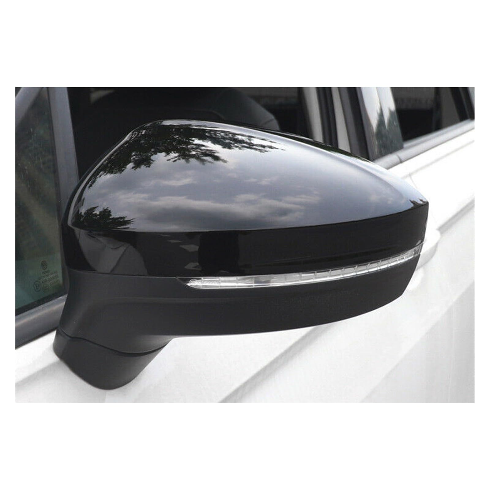 Copertura Specchietto Retrovisore Per VW Tiguan | Nero Lucido | Per Allspace L MK2 2017-2020 - Foto 5