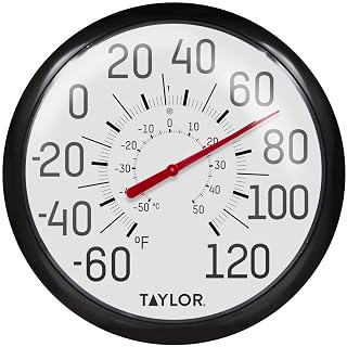 Taylor Precision Products 6700 Ez Read Dial - Termómetro, color negro