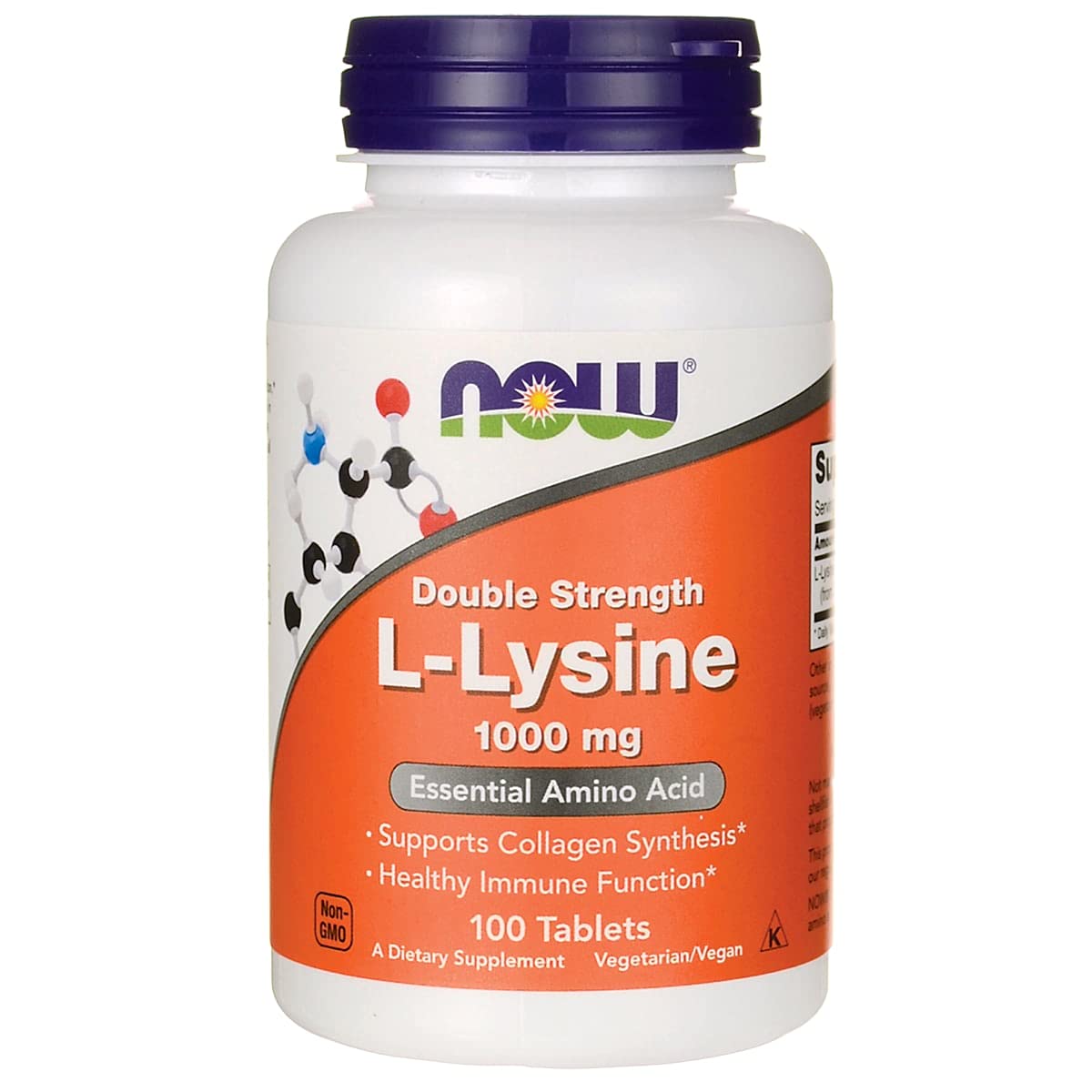 NOWFoods L-Lysine 1000Mg Tabs 100'S New