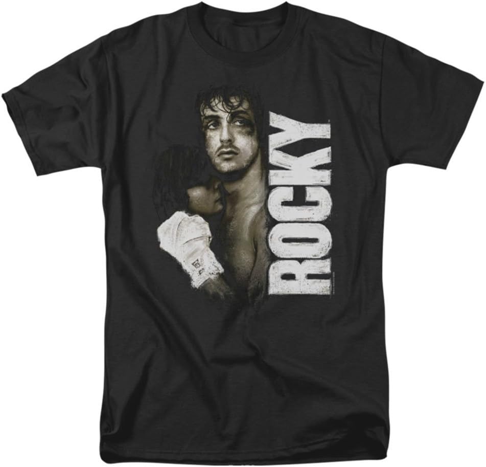 Men's Painted T-Shirt X-Large Black