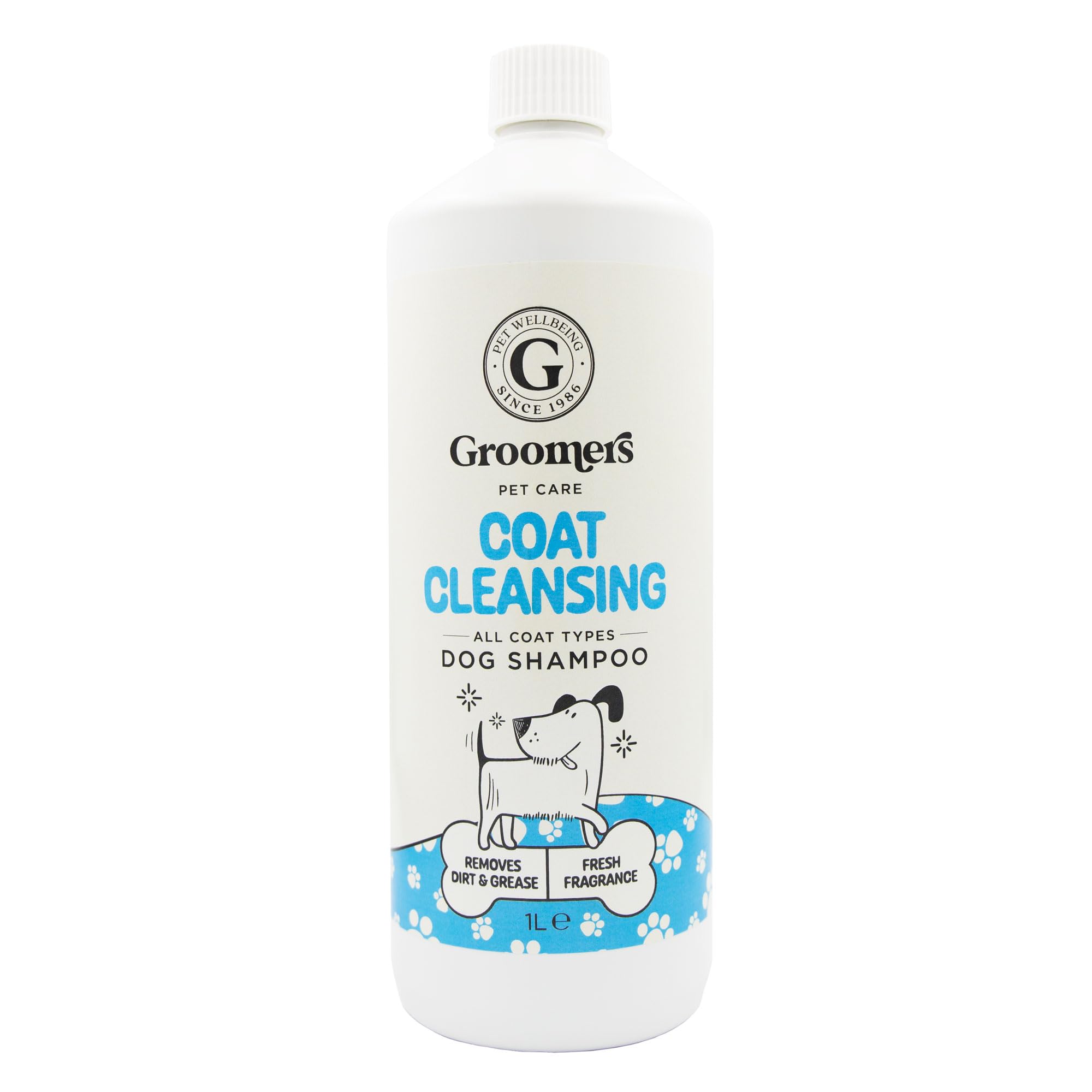 Pet care, Coat Cleansing Shampoo 1l, Effectively removes dirt, grease and product build-up, PH Balanced, Paraben Free, Creulty Free, Fresh clean Fragrance