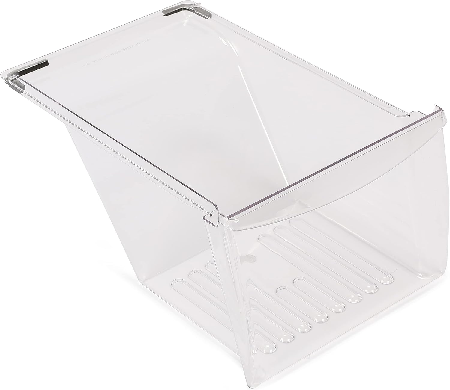 ECOTRIC Refrigerator Crisper Drawer Pan Replacement for 240337103 PS429854 Refrigerator Pan Shelf Replacement Plastic Clear