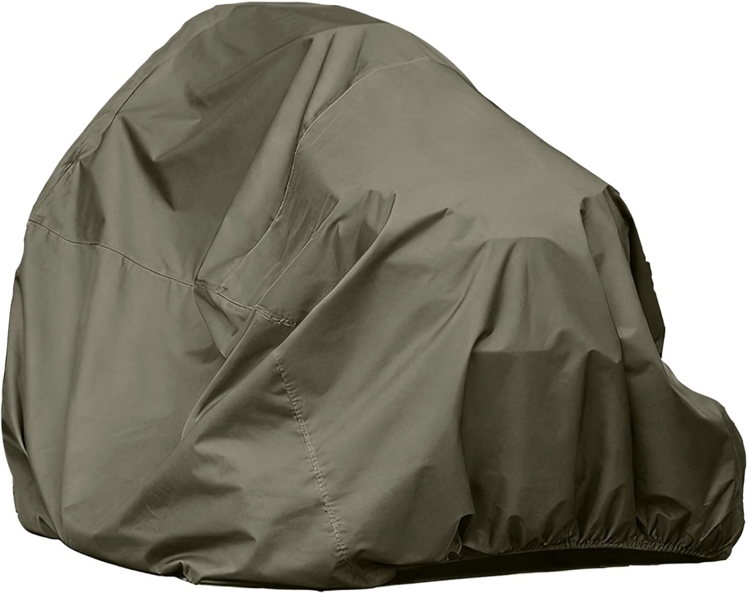 Oxford Lawn Mower Cover, 72 X 53.9 X 46 In, 210D Waterproof, Universal Fit For 60 In Deck, Silver Coated, Sun Protection, Army Green