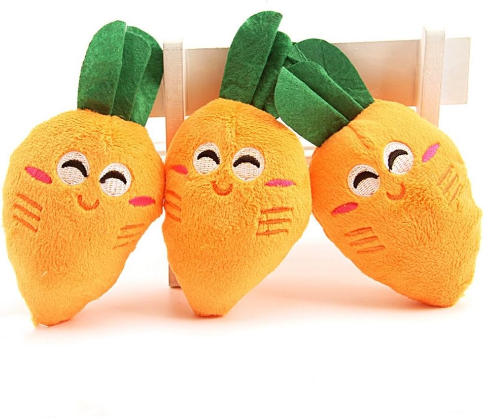 Amazon ペット用品 ニンジン 人参 噛むおもちゃ 犬用おもちゃ 音が出る 玩具 犬 猫 運動不足解消 清潔安全 野菜 耐久性 安全honearny Honearny 音の出るおもちゃ 通販