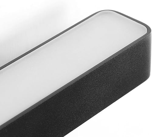 Miniatura 9 de Barra de luz LED moderna para tocador de baño (16 pulgadas, blanco frío 6000 K), accesorios de iluminación de pared de baño de acrílico moderno