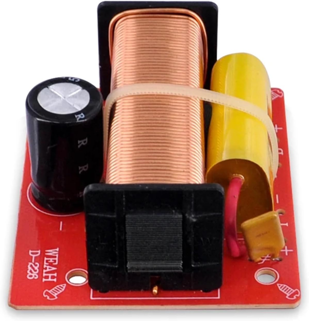 2PCS 2 Way 100W DIY Speaker Filter Circuit Treable Bass Frequency Divider Home Theater HiFi Stereo Audio Crossover Filters