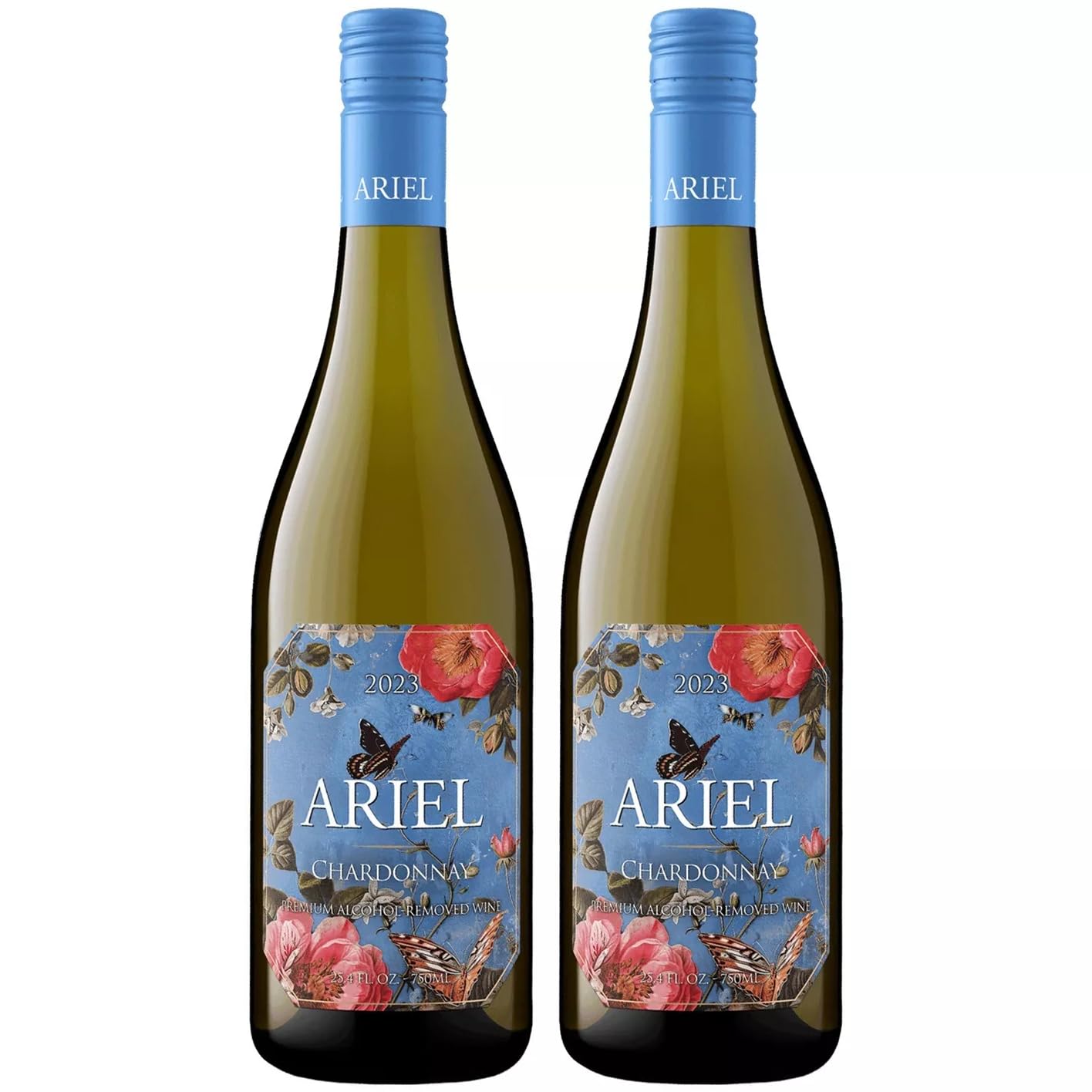 Ariel Vineyards Chardonnay Dealcoholized Wine - Bundled by Louisiana Pantry (Chardonnay, 2 Pack)