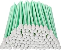 CertBuy 200 Pack 6.4" Foam Cleaning Swabs - Durable Multi-Purpose Tips for Guns, Electronics, Crafts, Cameras & Optics