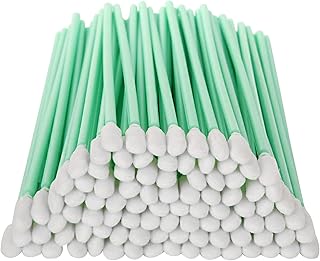 200 Pcs Foam Swab Cleaning Swab Foam Tips, 6.4 Inch Multi-Purpose Foam Cleaning Swabs for Gun, Painting, Crafts, Electronics, Printer, Camera, Optical Lens