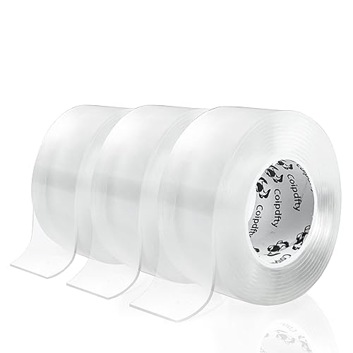 Miniatura 1 de Cinta adhesiva de doble cara para paredes, extraíble, cinta adhesiva resistente para colgar en la pared, fotos sin rastro, cinta adhesiva lavable R