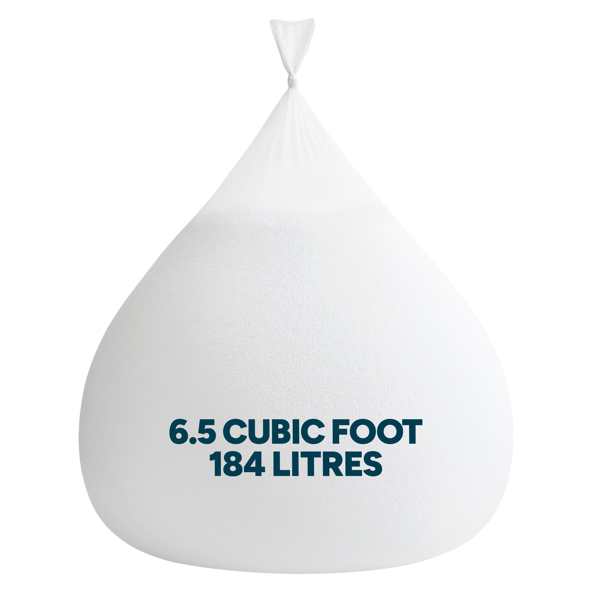 icon Bean Bag Refill, 6.5 Cubic Foot, 184 Litres, Polystyrene Beads