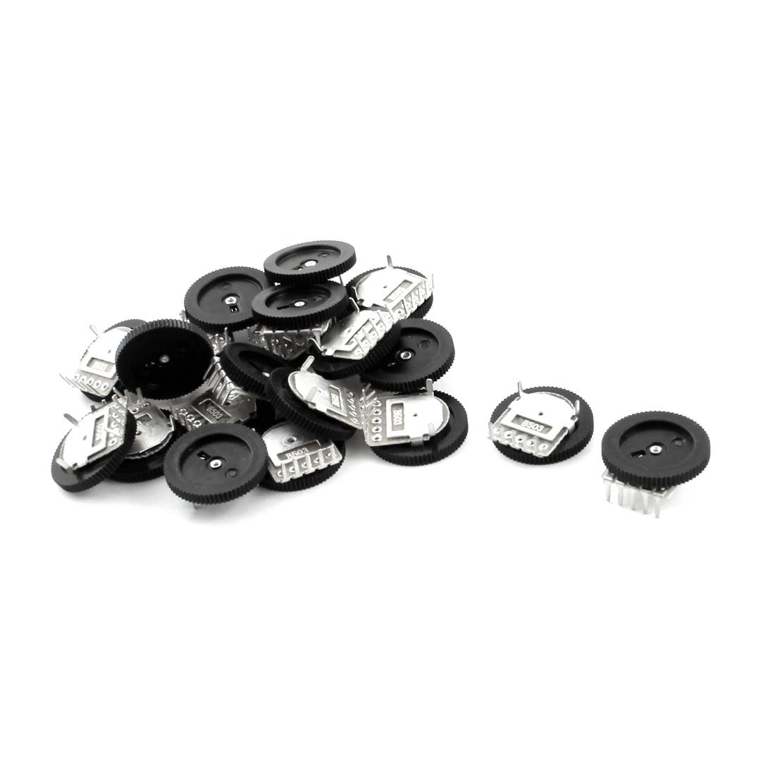 Aexit Lot 2 Résistances 50W 1.2K Ohm Fil Coque Aluminium - Résistances Puissance Élevée