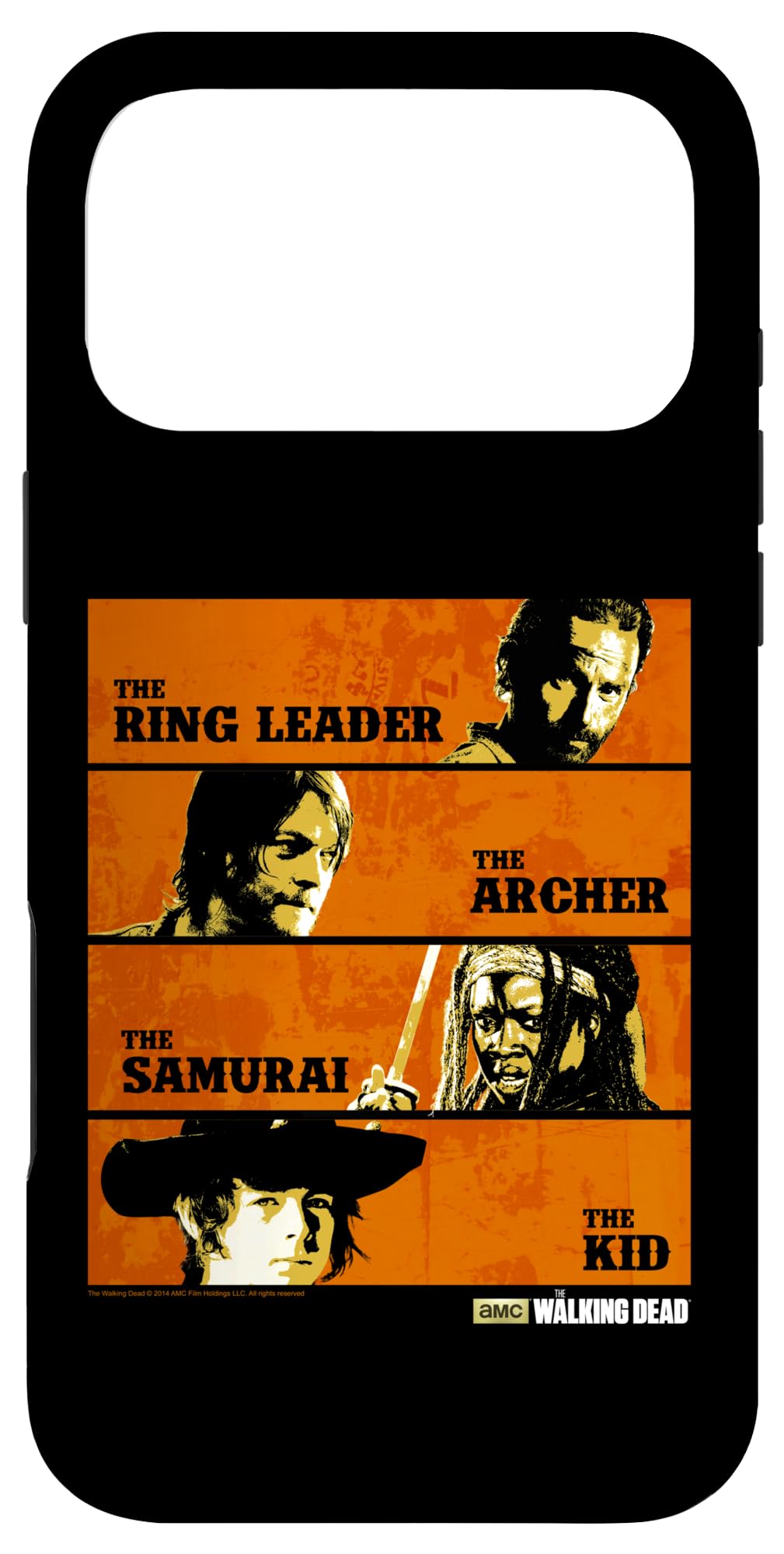 Coque iPhone 17 Pro Max Walking Dead antichoc motif Samurai Archer