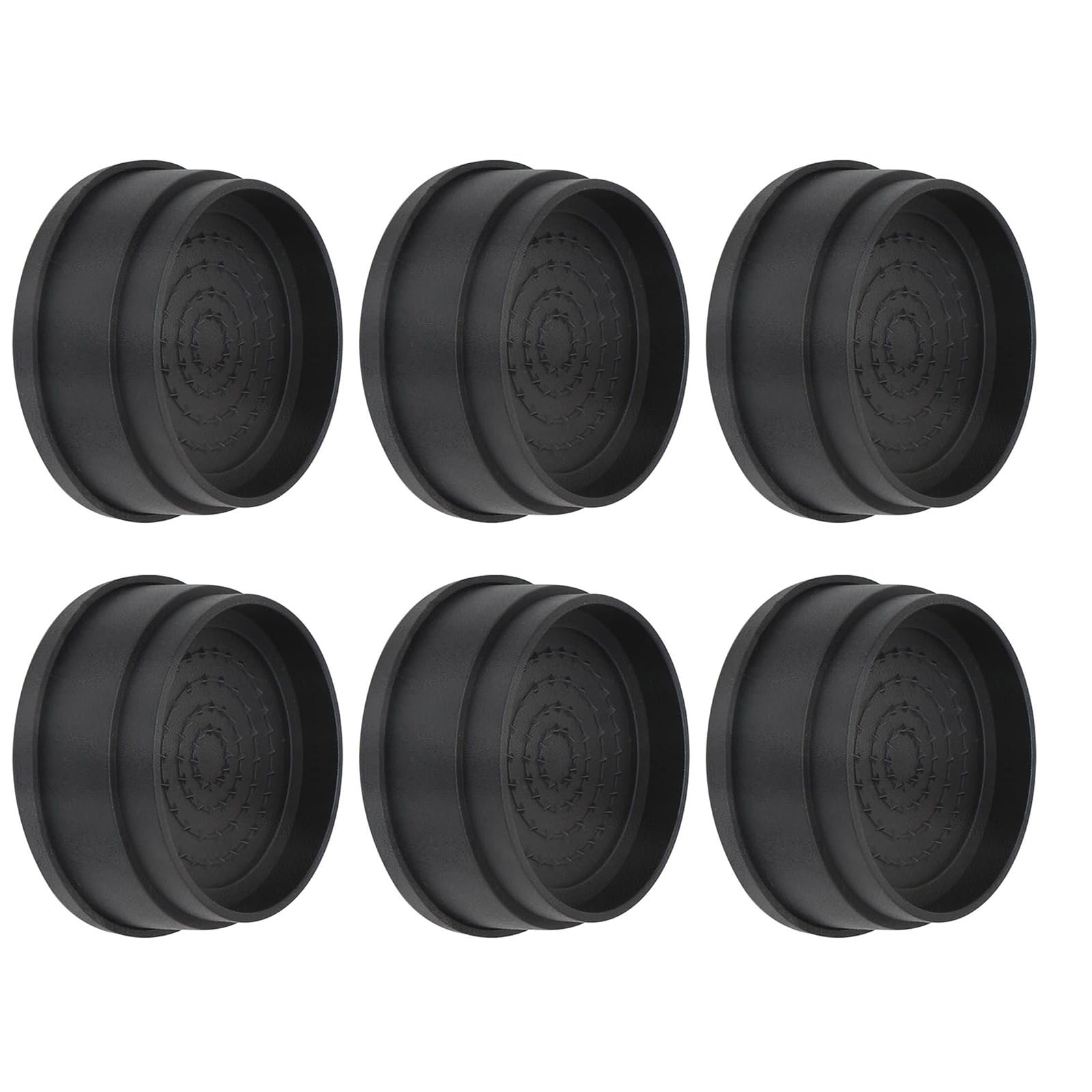 6Pcs Bed Lifters Adjustable Bed Furniture Risers Enhancement Block Heavy Duty Lifts Risers for Sofa, Table Height Enhancement Block Rubber Feet