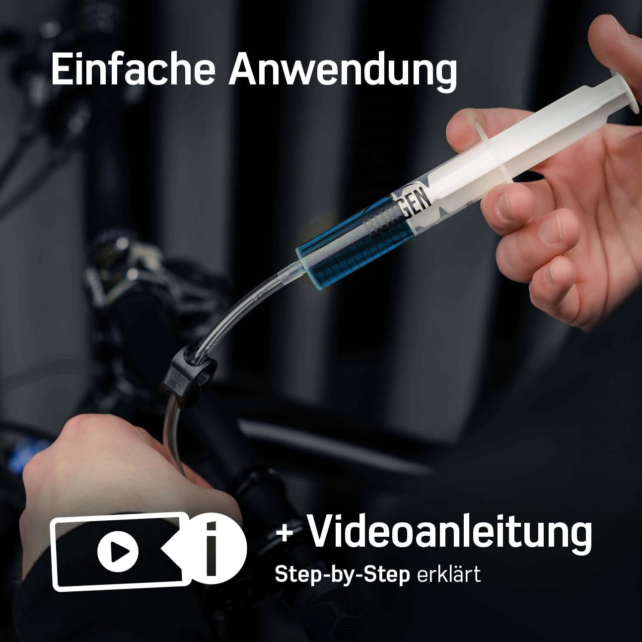 Borgen Entlüftungskit für Magura hydraulische Scheibenbremsen I Fahrrad Bremsen Service Kit I Entlüftungsset mit Schritt für Schritt Anleitung für das perfekte entlüften der Fahrradbremse