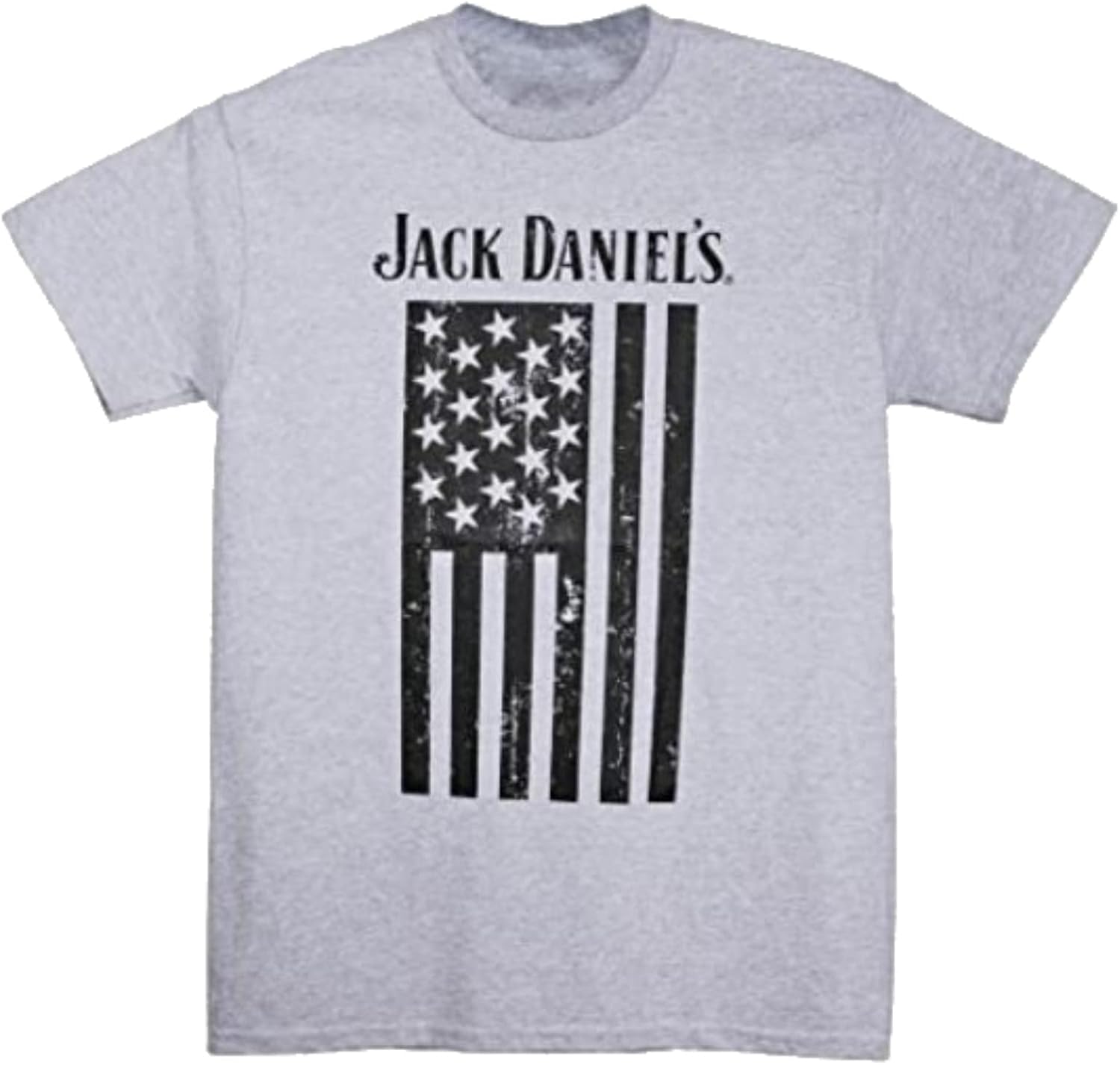 Jack Daniel's Monochrome American Flag T-Shirt (as1, Nigeria Ubuy