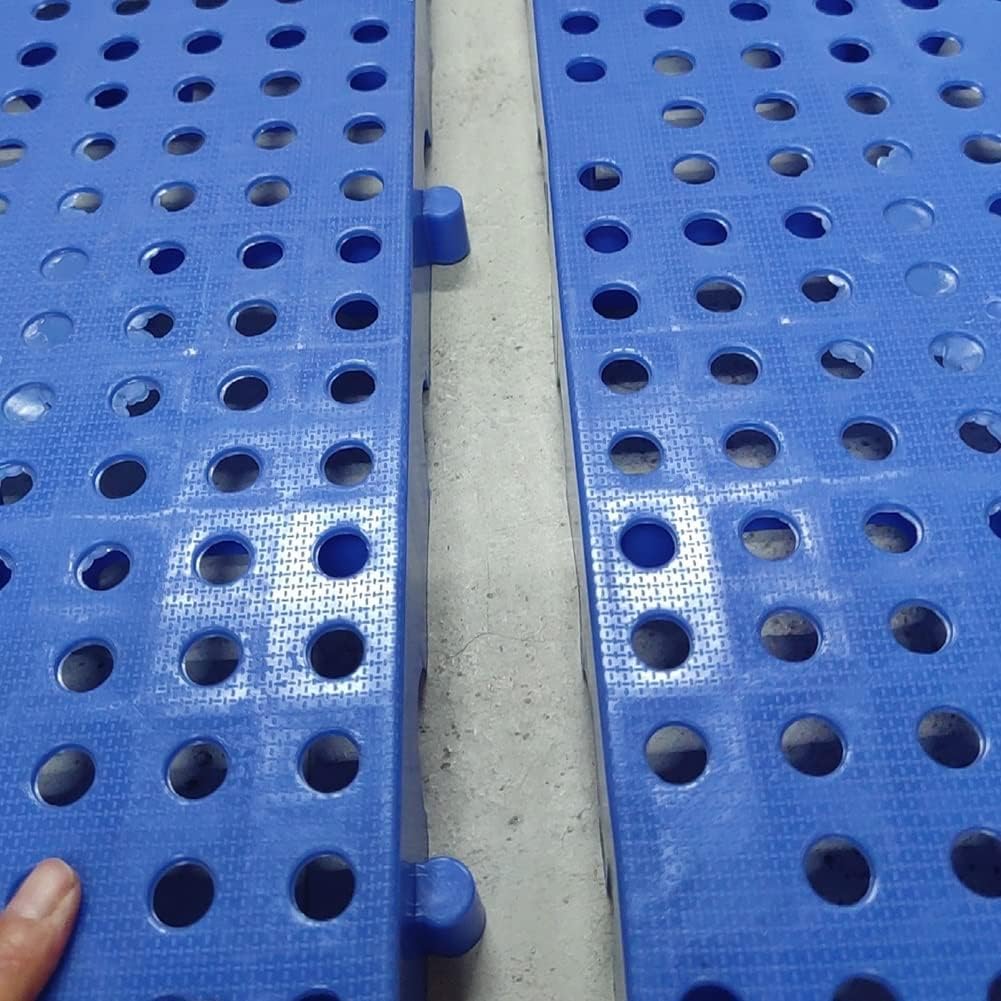 Pallet in plastica Pallet di plastica Pallet di stoccaggio con griglia traspirante Pallet a prova di umidità Tappetino di stoccaggio del carico for magazzino in garage Pallet di ventilazione d