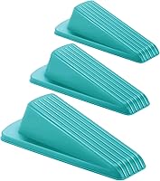 Vista 15 de Crosize Paquete de 5 topes de puerta para la parte inferior de la puerta, topes de puerta de goma de alta calidad, cuña resistente para alfombras