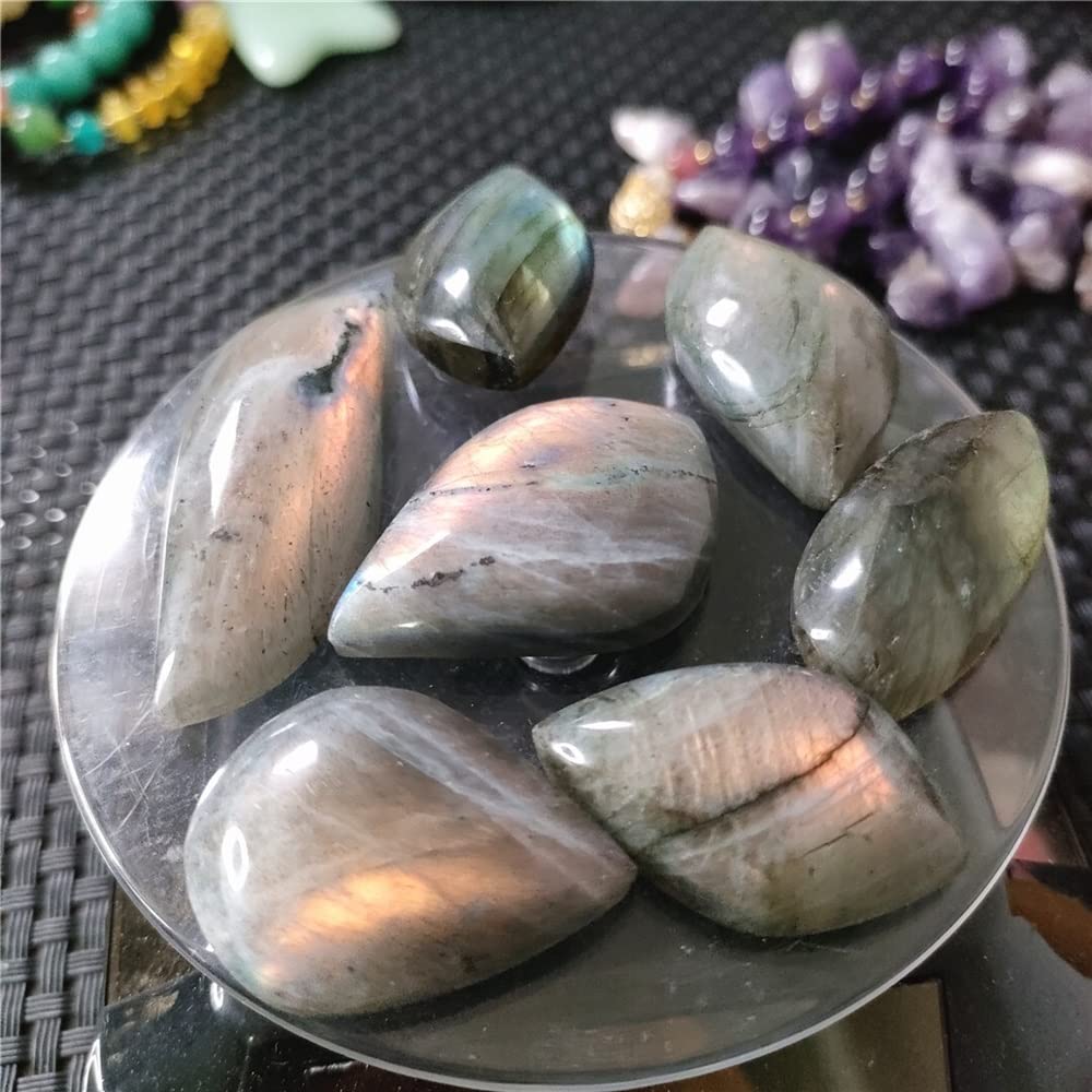 Pendentif en cristal de labradorite naturelle, cadeau idéal pour les proches