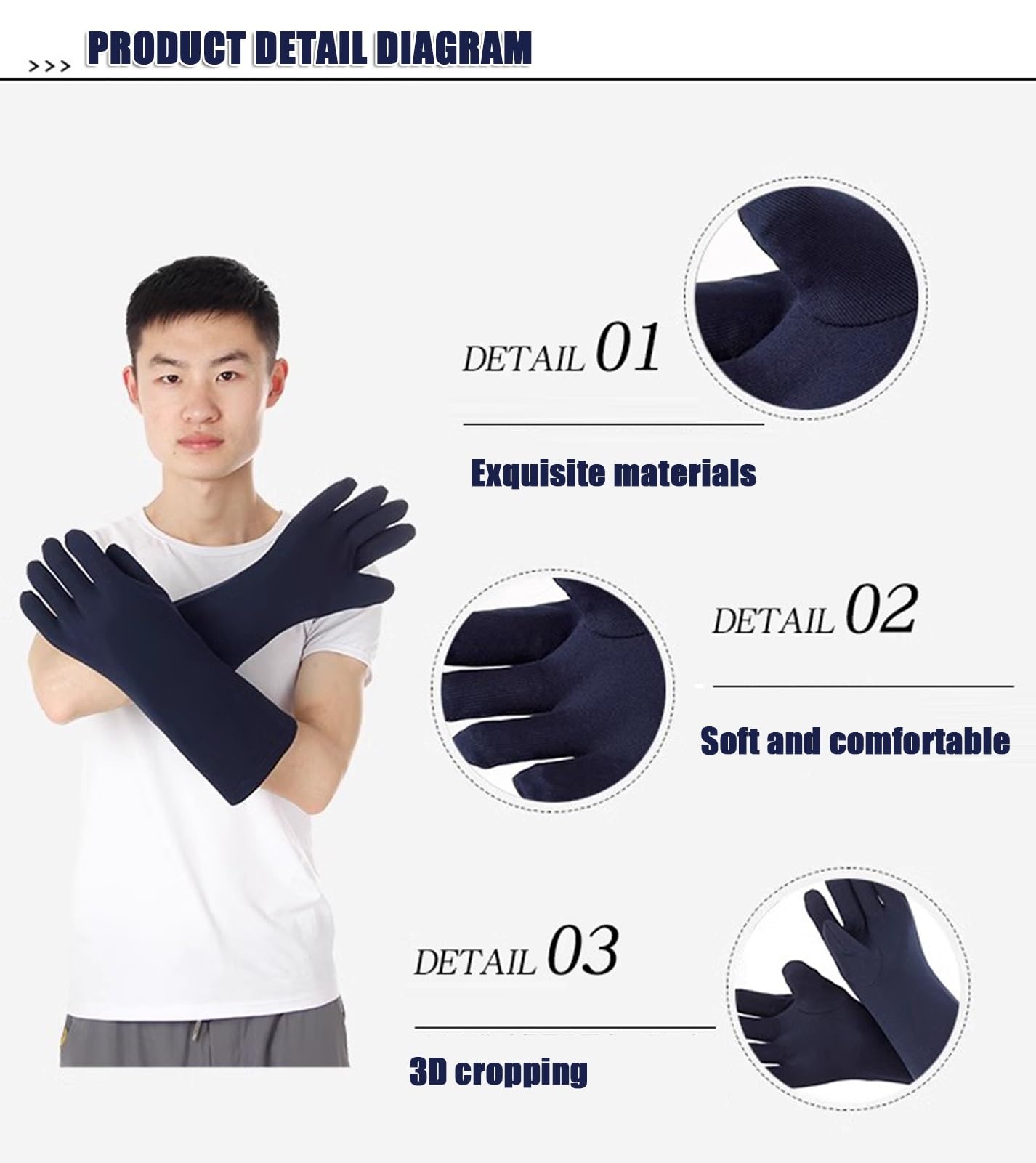 Delantal de Plomo Guantes de Plomo para Rayos X para Adultos, Guantes Resistentes a la radiación de 0,35 mmPb/0,5 mmPb, Tanto para Hombres como para Mujeres (Color : Blue, Size : 0.5mmPb)
