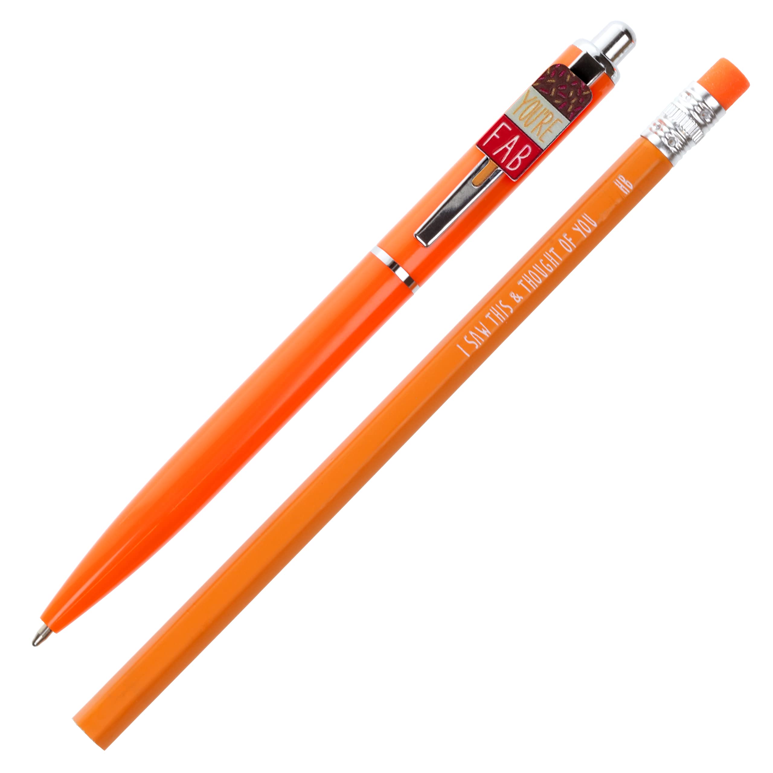 Stands Out, Supplying Outstanding Gifts You’re Fab Ice Lolly Pen and Pencil Set Kids Charm Topper School Stationary Kits Gift — image 1