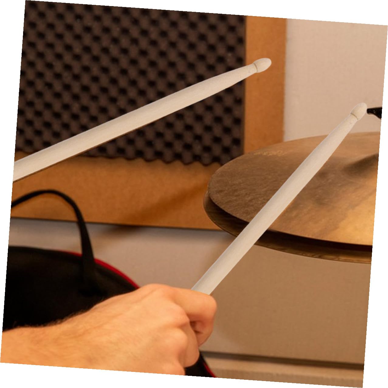VICASKY 12paare Schlagzeugstöcke aus Holz Drumsticks für Musikunterricht und Übung Komfortabler Griff Ausgewogene Balance Glatte Oberfläche für Präzision und Kontrolle