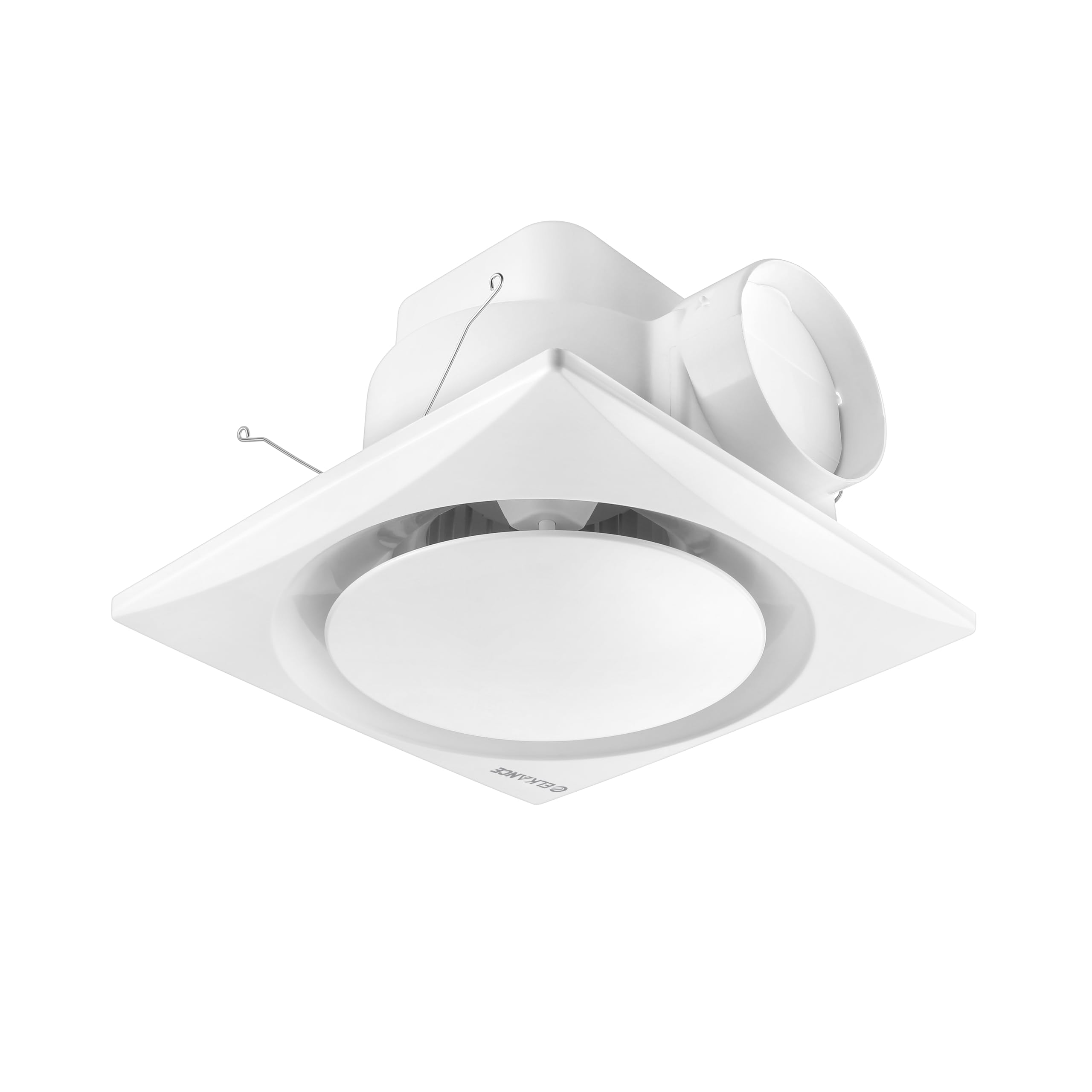 ELKANCE Swirl Ceiling Ventilation Fan | 45W, 2000 RPM |Ideal for False Ceiling, Bathroom, Kitchen,Pooja rooms | ABS PP Plastic Body |(White)