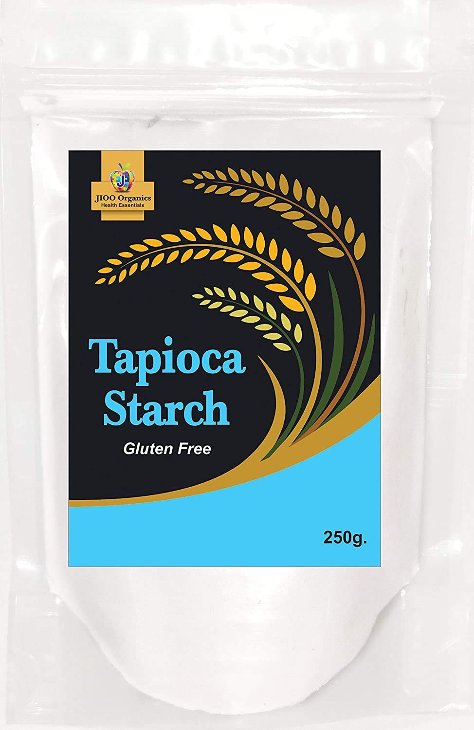 J Organics Tapioca Starch Powder Cassava Flour | Gluten-Free | Pack of 1 (250 Grams)