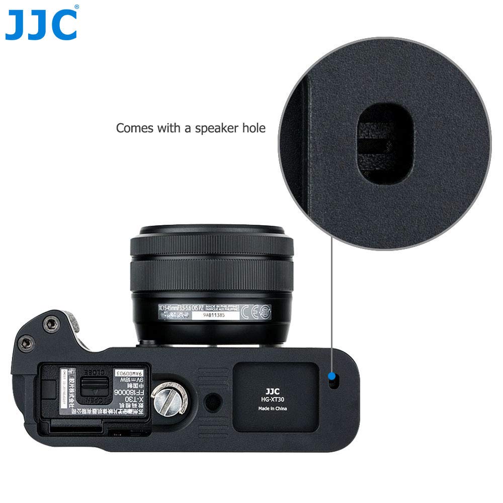 JJC Grip Metallo Impugnatura per Fujifilm Fuji X-T30III X-T30II X-T30 X-T20 X-T10 sostituisce Fujifilm MHG-XT10 Hand Grip