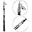PLUSINNO Carbon Fiber Telescopic Travel Fishing Rod for Saltwater & Freshwater, 2.1M (6.89Ft)