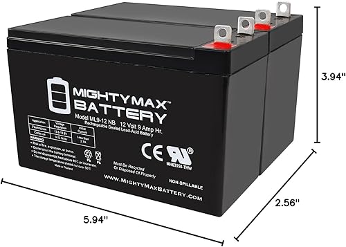 Miniatura 8 de Mighty Max Battery Reemplazo de batería SLA de 12V 9AH para Generac RS7000E