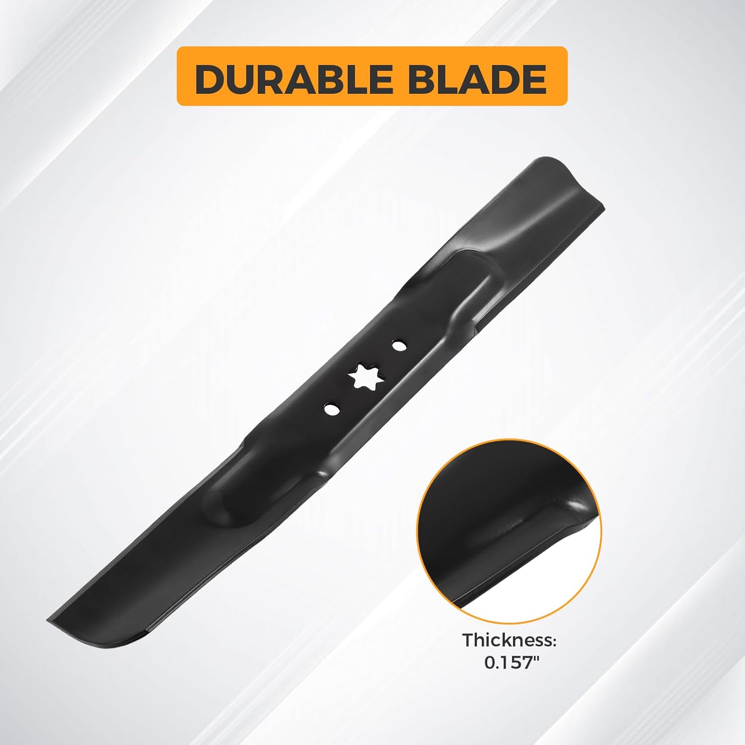 942-04308 Mower High Lift Blade Replace Cub Cadet Troy Bilt MTD 742-04308 742-04312 942-04312 942-0656 Compatible with XT1-LT42 XT2-LX42 LT2000 T1100 LT1500 T1000 T1200 T1300 42 Inch Deck Lawn Mower