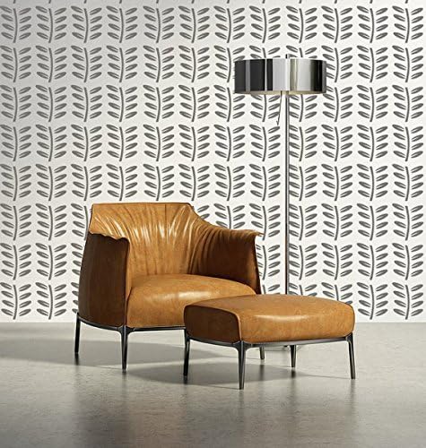 Leaf Wall Decal, Retro Wall Decal, Retro Wall Decor, Tree Wall Decal, Modern Nursery Decor, Woodland Wall Decor, Botanical Wall Decor