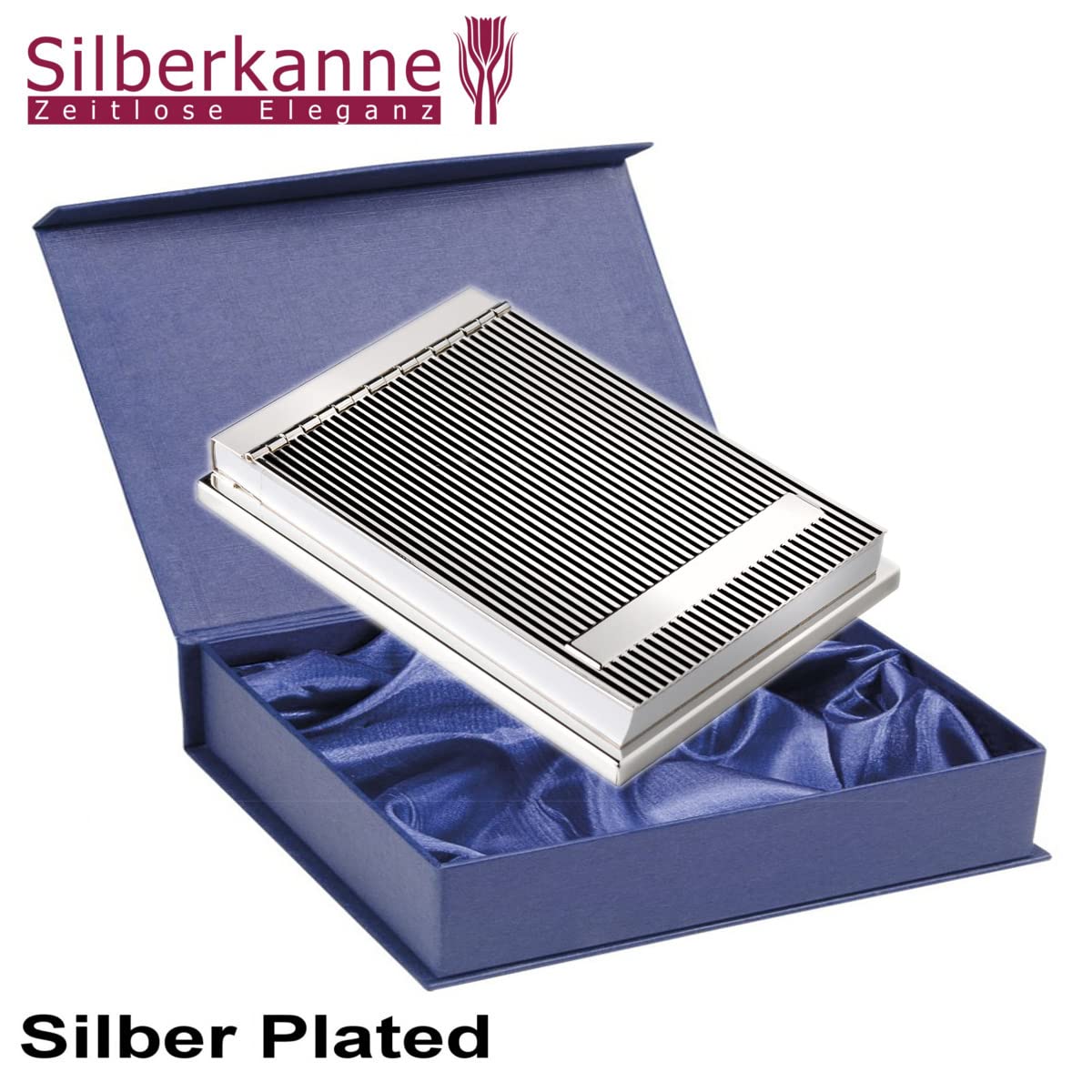Dispenser di Nastro Adesivo, 13 x 5,5 x 5 cm, Argento Placcato in Argento. Accessori per scrivania in Argento