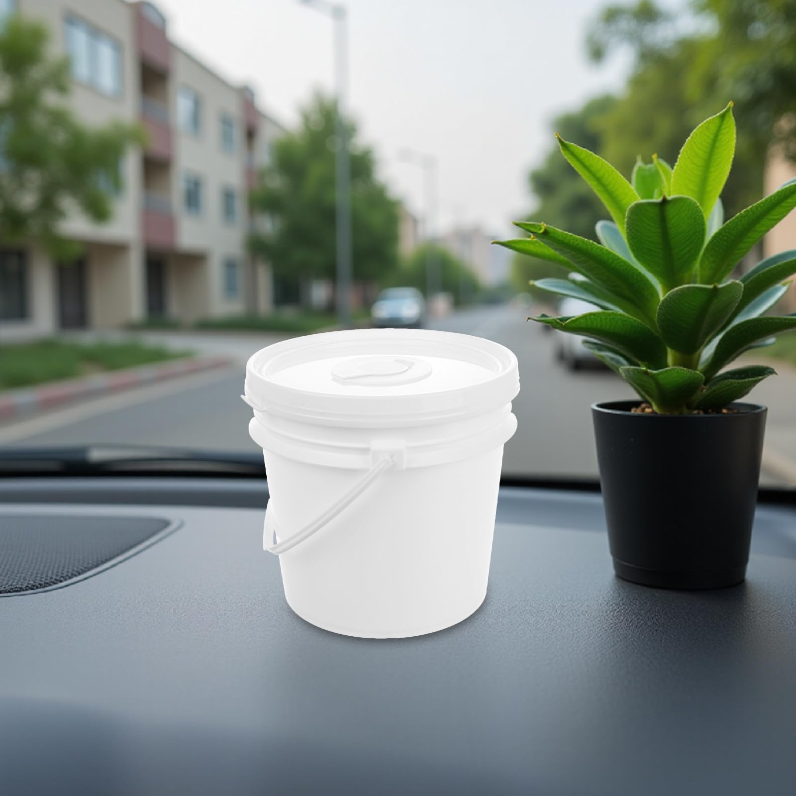 BESPORTBLE Contenedor con Gran Capacidad 4l de Toallitas Húmedas Recargable Portátil de Plástico Pack de 2 Unidades para y Viajes para Coche y Carrito