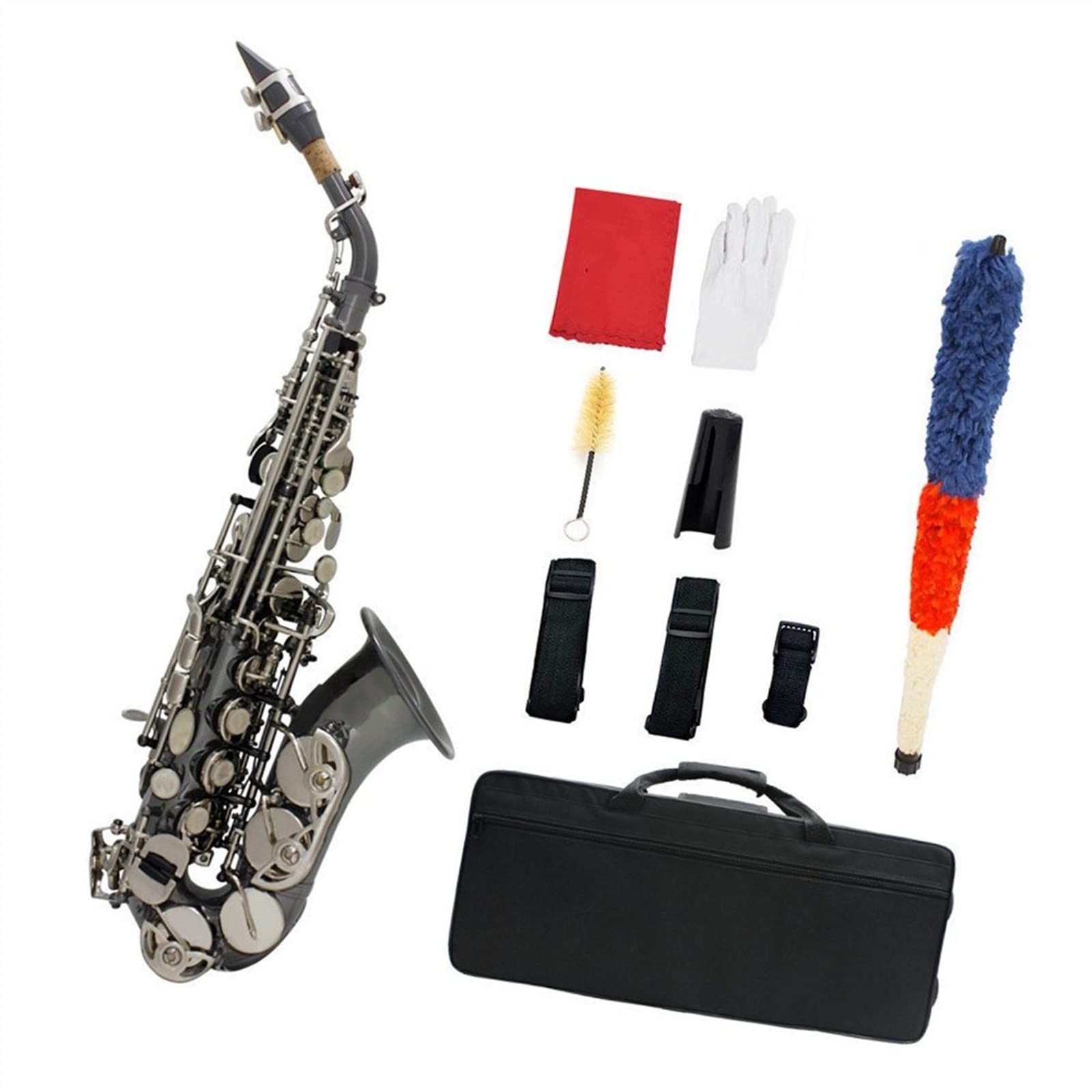 HCZKIUJY Saxophones Saxophone B Flat Professional Woodwind Instrument Sax With Box Musical Instrument Accessories