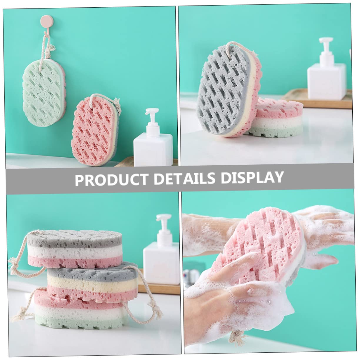 Beaupretty 16piezas Esponjas Exfoliantes Esponjas Para Remoción De Muerta y -