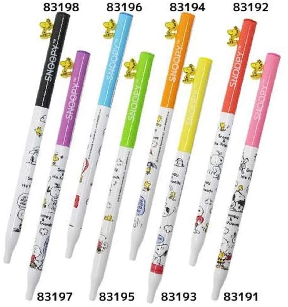 Amazon | スヌーピー＆ウッドストック[カラーペン]サイドノック式