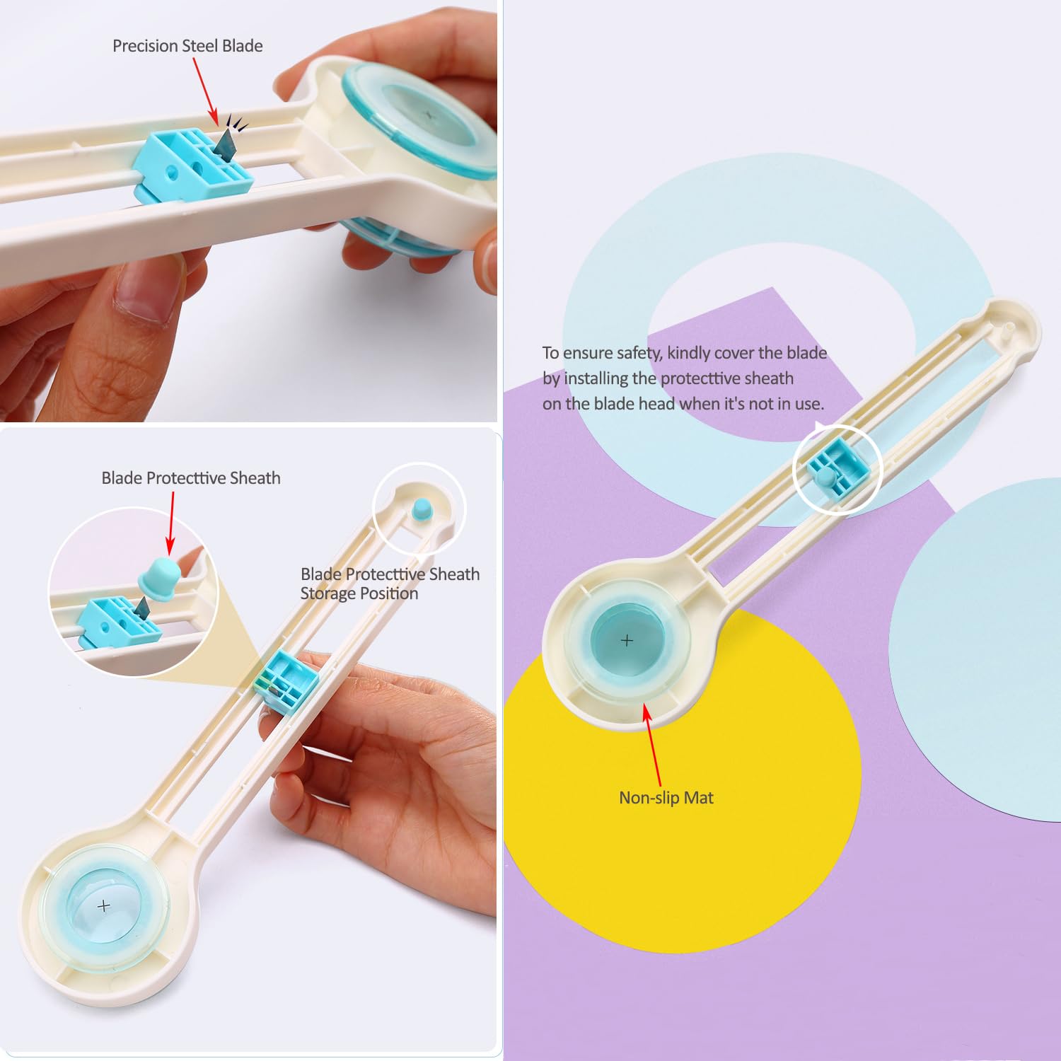 Amazon.com: KW-triO Circe Cutter for Paper Crafting Circular