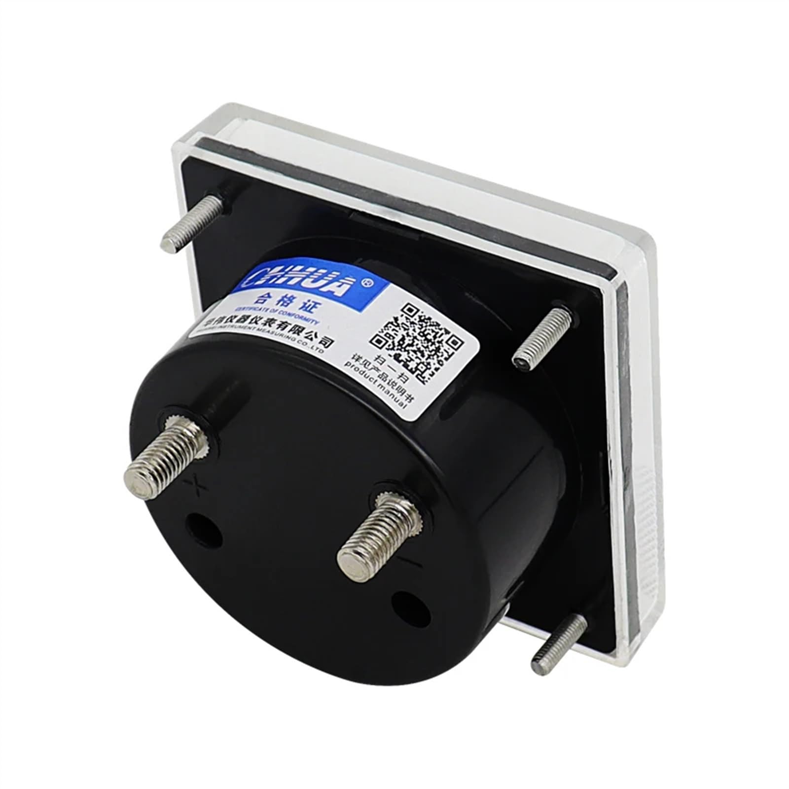 Ampèremètre analogique DH-60 AC, 1A 2A 3A 5A 10A 15A 20A 30A 50A 30/5 50/5 (Color : AC, Size : 15A_60X60MM)