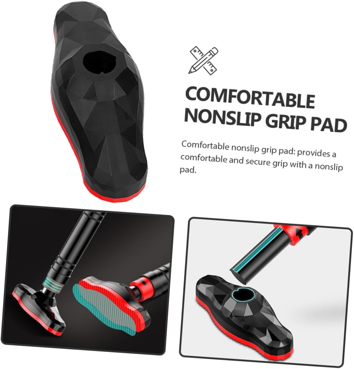 SUPVOX 3pcs Horizontal Bar Base Accessories Fitness Pull-up Bar Suction Cup Sports Equipment Pull-up Device