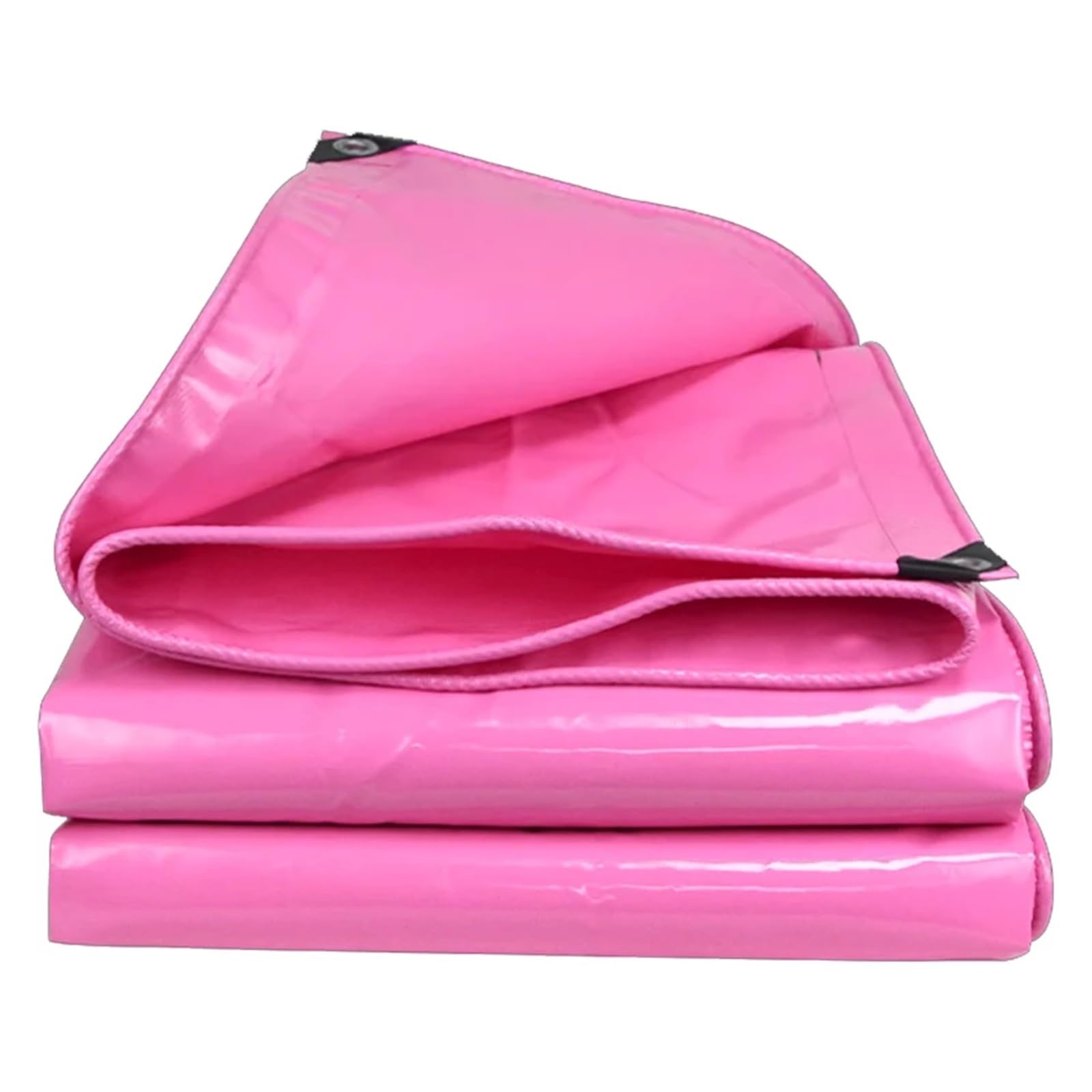 Chenghw Pink 500Gsm Thicken 0.45Mm Waterproof Pvc Canvas Canopy Sun Sails Pergola Tarpaulin Outdoors Sun Shelter Truck Heavy-Duty(2Mx2m)