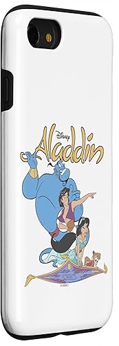 Vista 45 de Funda mágica para iPhone 13 Pro Disney Aladdin Group Shot