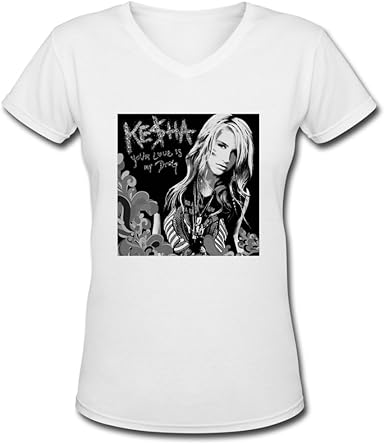 Camiseta para Mujer con diseño de Kesha de AF Popular, Talla S, Color  Blanco : Amazon.es: Ropa