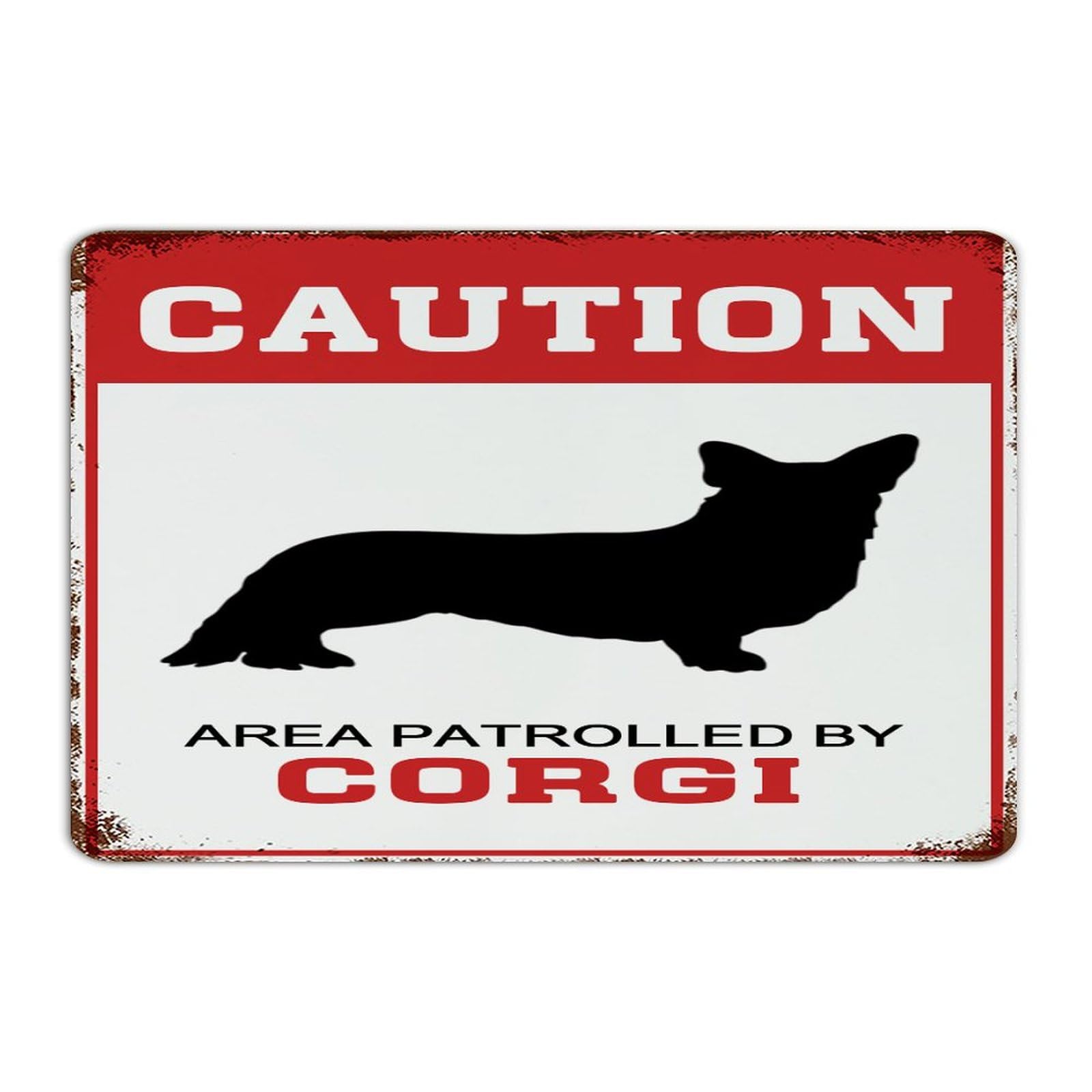 Panneau de clôture rétro Corgi pour embellir votre arrière-cour et terrasse
