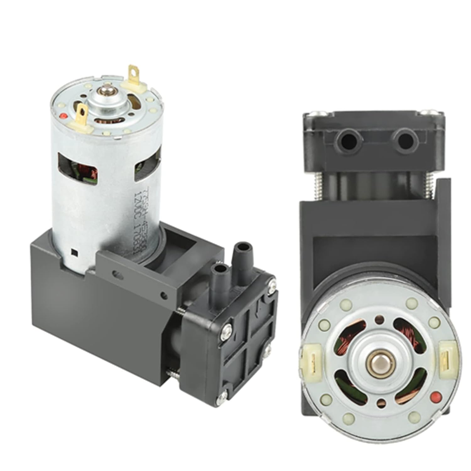 Mini Pump, Oilless Vacuum Pump DC12V 42W Mini Brush Piston Pressure Pump, Accessories